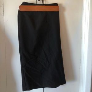 Black pencil skirt